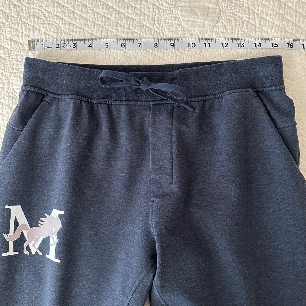Lululemon City Sweat Jogger Pant Mustang Logo Men’s Large Heathered True Navy - Picture 7 of 10